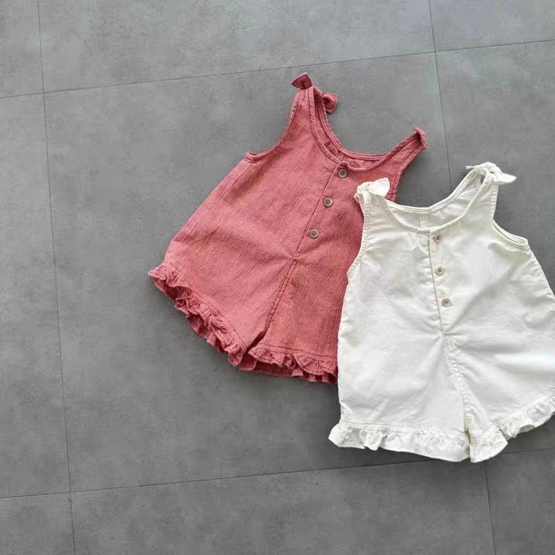 Summer Clothing Baby Girl - HY2831 Zomerrompertje voor meisjes met overslag