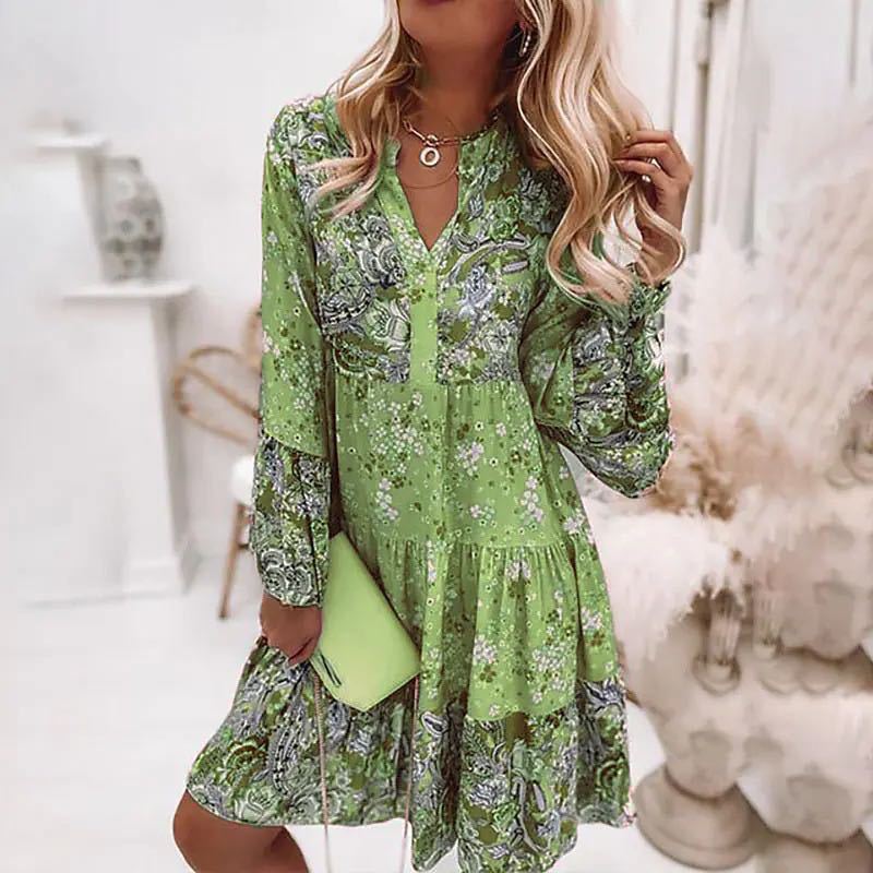 Casual Bloemenprint Jurken Voo - Summer Zara recensie en prijs