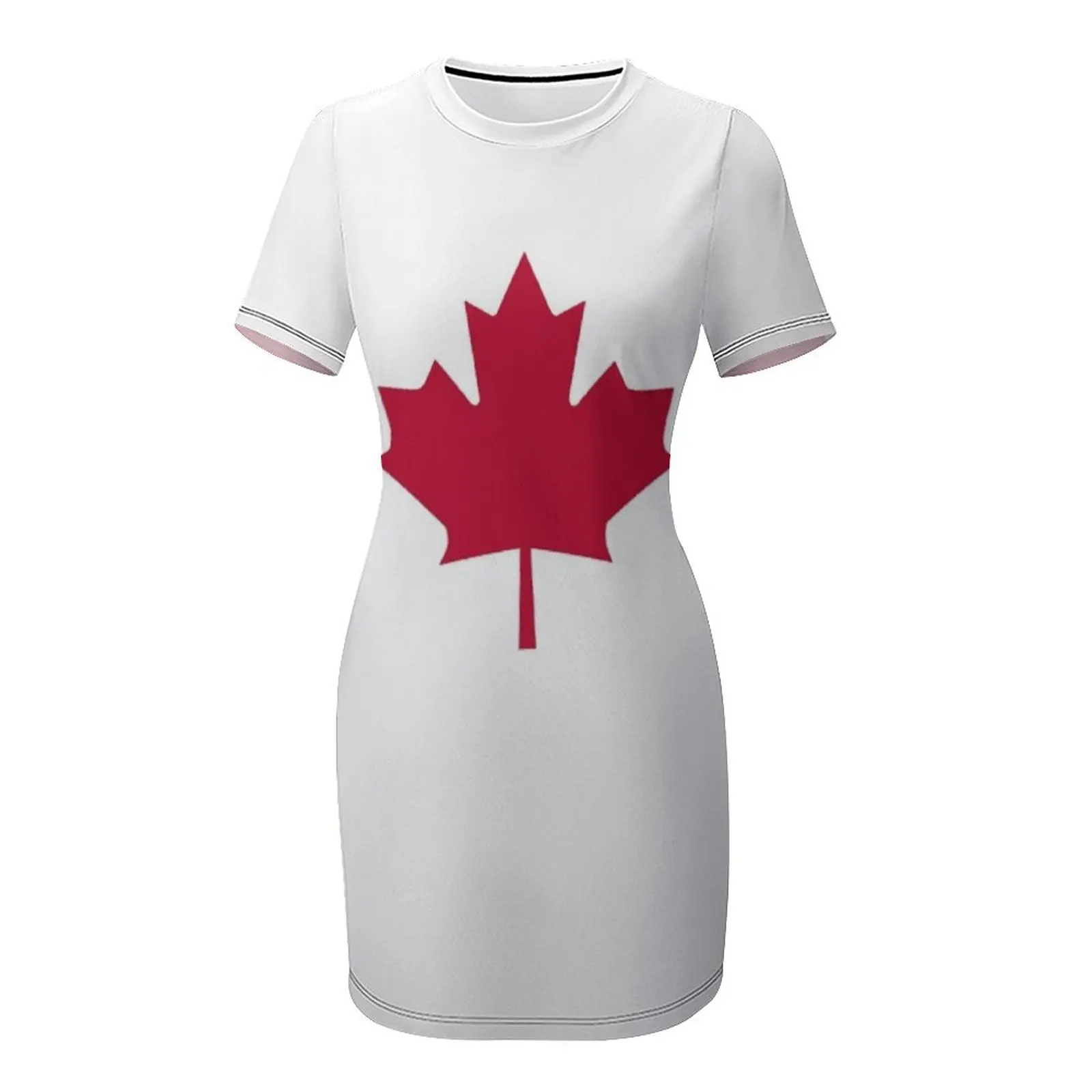 Vlag van Canada Jurk met korte - Summer Clothing Women Canada recensie en prijs