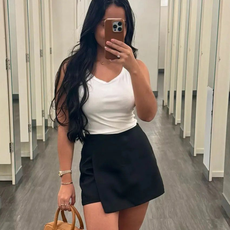 HXAO Zwart Witte Rok Shorts Ho - Summer Zara recensie en prijs