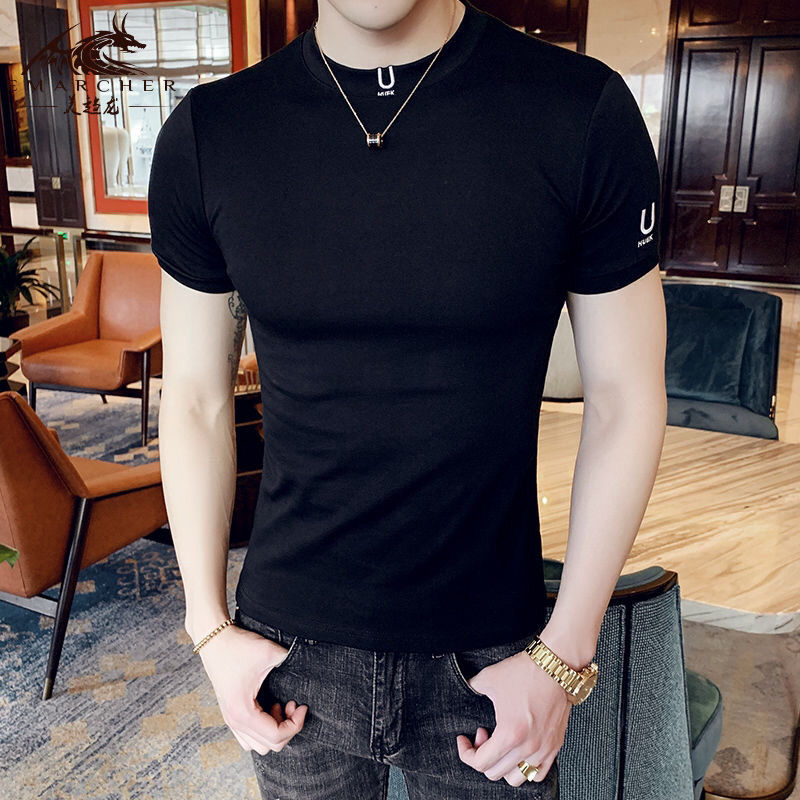 Zwarte T-shirt Voor Mannen Vla - Summer Clothing Wholesale recensie en prijs