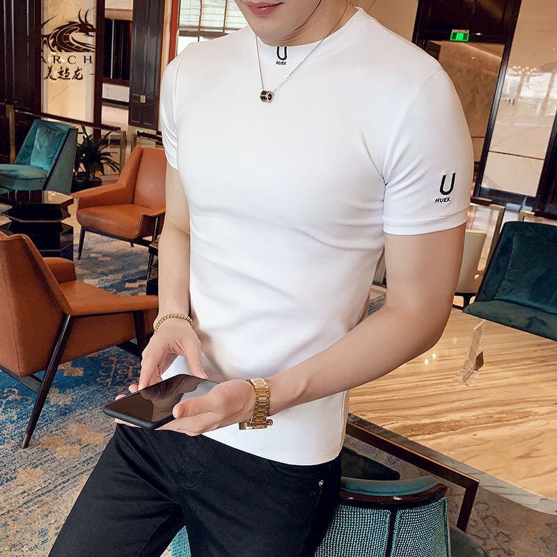 Zwarte T-shirt Voor Mannen Vla - Summer Clothing Wholesale recensie en prijs