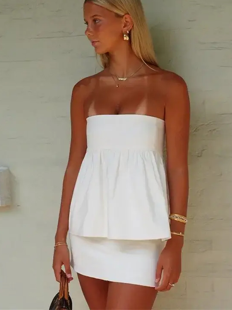 HXAO Strapless Top Vrouwen Off - Summer Zara recensie en prijs