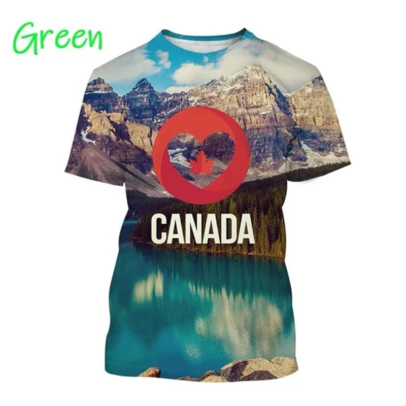 I Love Canada Flag Graphic T S - Summer Clothing Women Canada recensie en prijs
