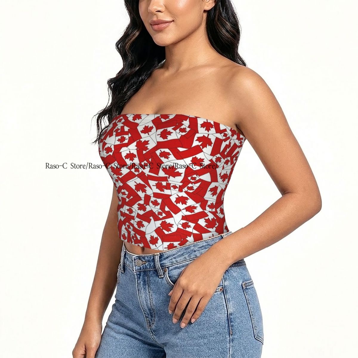 Dames Block Crop Slim Tube Top - Summer Clothing Women Canada recensie en prijs